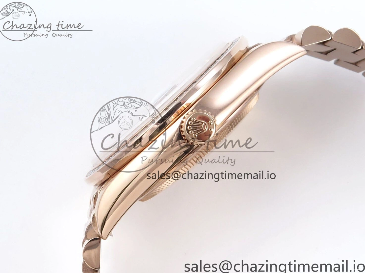 V5 DayDate Slate QF 40 Diamonds Eisenkiesel Weight) 1:1 Bracelet President Dial Bezel Edition on (Gain RG A2836 Best 0205